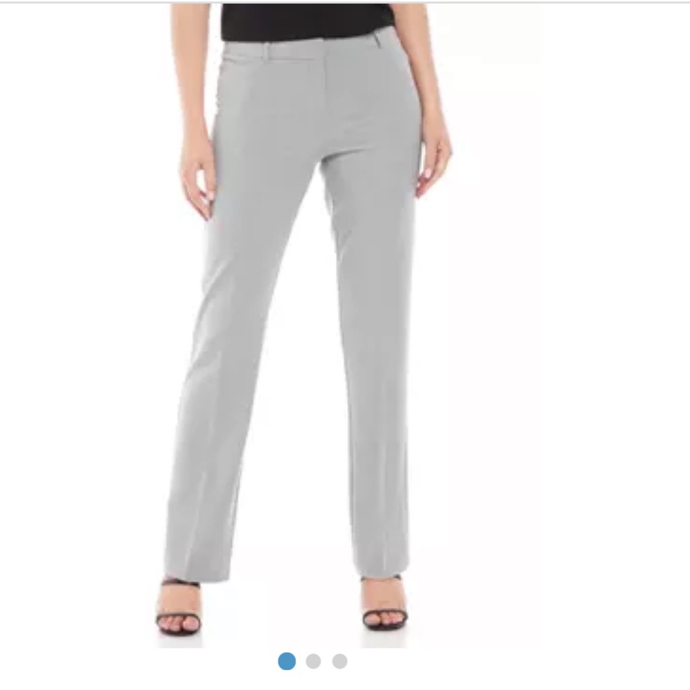 The Limited Women's Heather Gray Lean Bootcut Career Flat Front Pants Sz 16 NWT